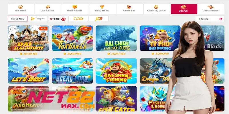 Hệ sinh thái trò chơi tại Net88 – Phong phú, hiện đại và đậm chất casino