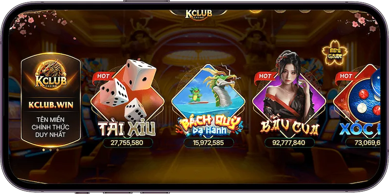 Review Kclub Kho trò chơi tại Kclub có gì hấp dẫn?